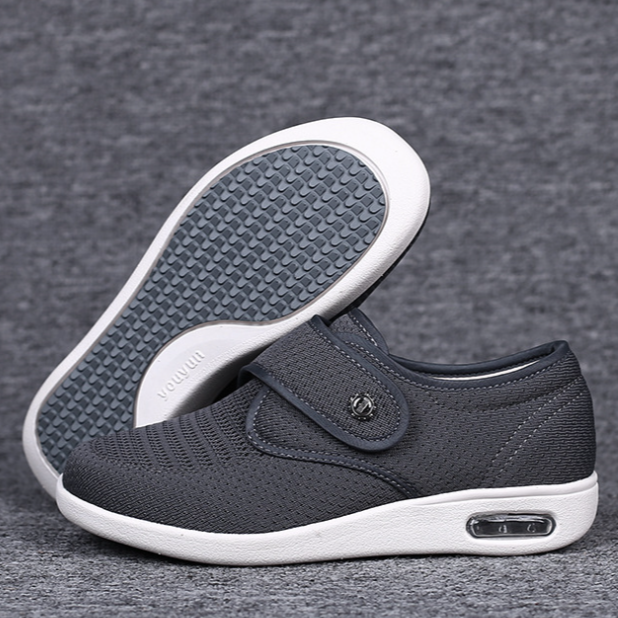 Mauzari™ Scarpe ortopediche larghe da uomo per piedi gonfi e piede diabetico – Calzata regolabile