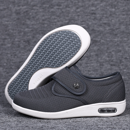 Mauzari™ Scarpe ortopediche larghe da uomo per piedi gonfi e piede diabetico – Calzata regolabile