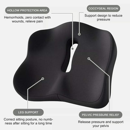 Mauzari™ Cuscino Auto in Memory Foam per Coccige e Zona Lombare