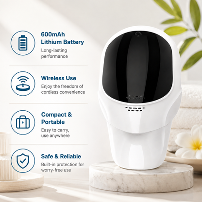 Mauzari™ Maschera LED viso e collo a 7 colori – Dispositivo per fototerapia e ringiovanimento della pelle