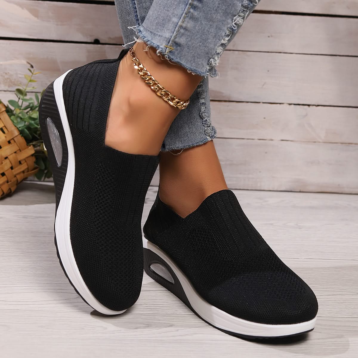 Mauzari™ Sneakers ortopediche da donna per piedi gonfi ed edema – Calzata elasticizzata