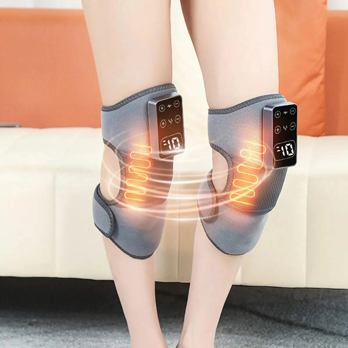 Mauzari™ Fascia Riscaldante e Massaggiante per Ginocchia Doloranti