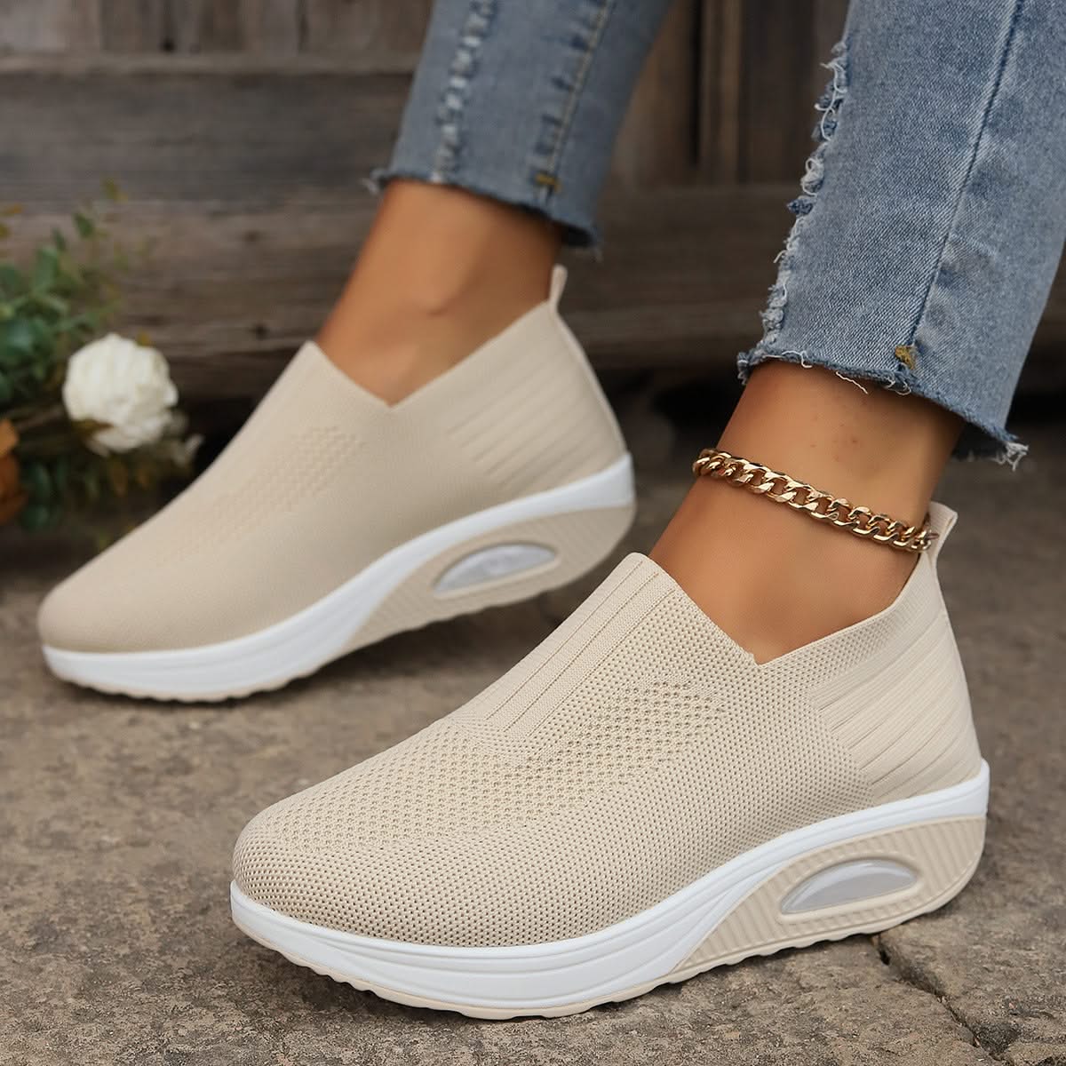 Mauzari™ Sneakers ortopediche da donna per piedi gonfi ed edema – Calzata elasticizzata