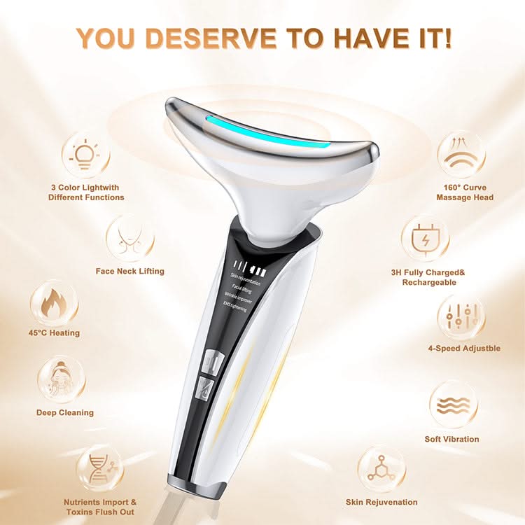 Mauzari™ Massaggiatore LED per Viso, Collo e Linea Mandibolare