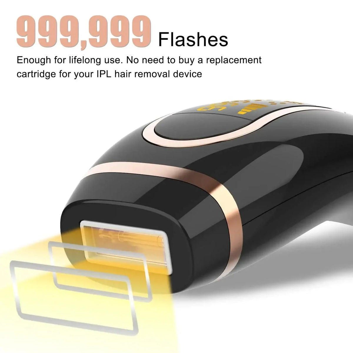 Mauzari™ Epilatore IPL per Viso e Corpo con 999.999 Impulsi