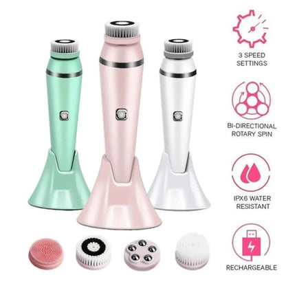 Mauzari™ Spazzola Viso per Pulizia Profonda 4 in 1