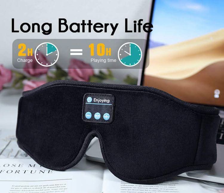 Mauzari™ Mascherina per Dormire Bluetooth con Musica
