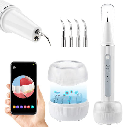 Mauzari™ Pulitore Dentale a Ultrasuoni con Telecamera