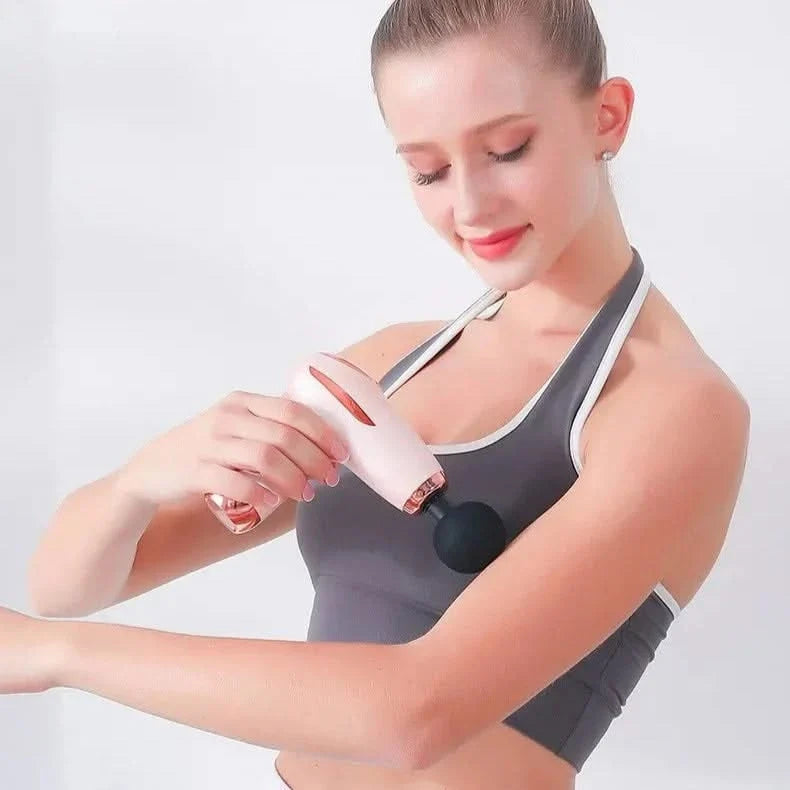 Mauzari™ Pistola massaggiante mini per tensioni muscolari – 6 velocità