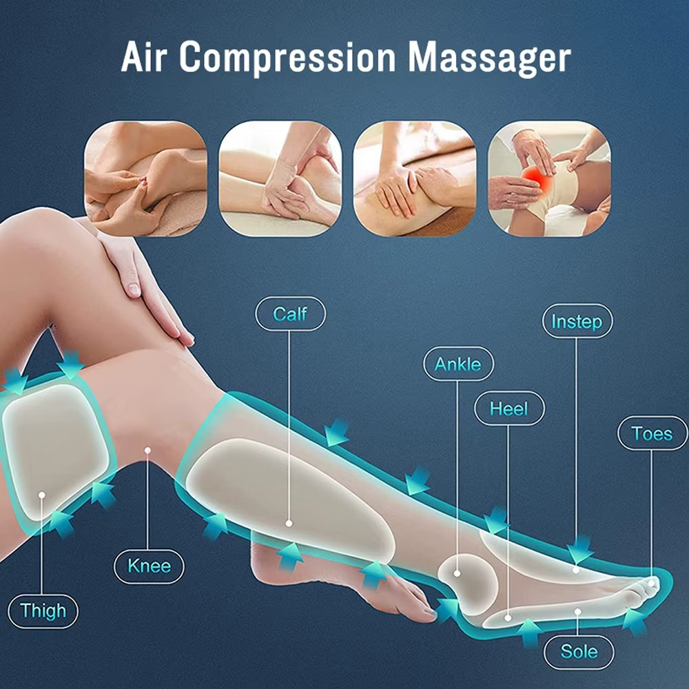 Mauzari™ Massaggiatore a Compressione per Gambe Intere
