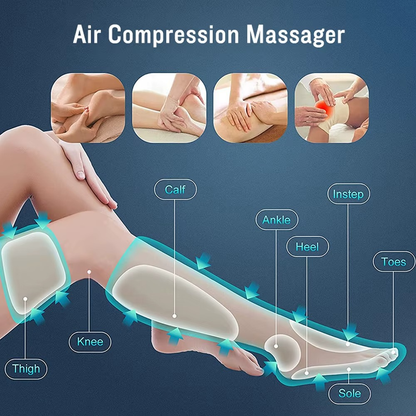 Mauzari™ Massaggiatore a Compressione per Gambe Intere