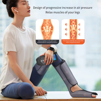 Mauzari™ Massaggiatore a Compressione per Gambe Intere