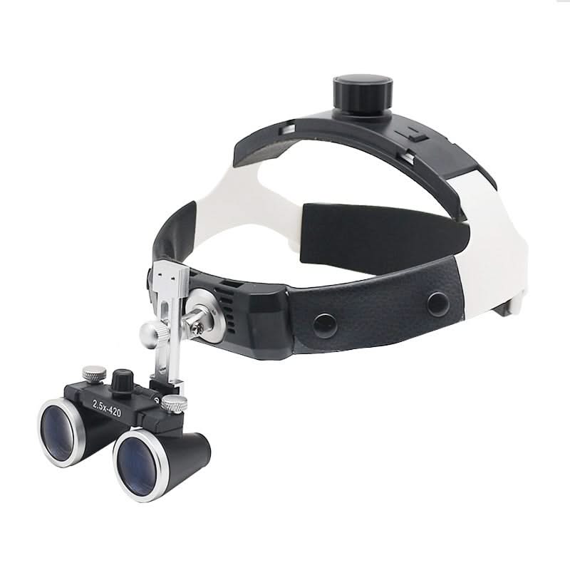 Mauzari™ Set Caschetto con Lenti d'Ingrandimento Dentali e Luce LED