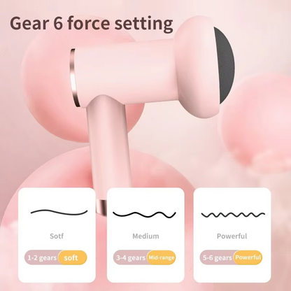 Mauzari™ Massaggiatore Corpo Senza Fili con 5 Testine – Tonificazione e Relax