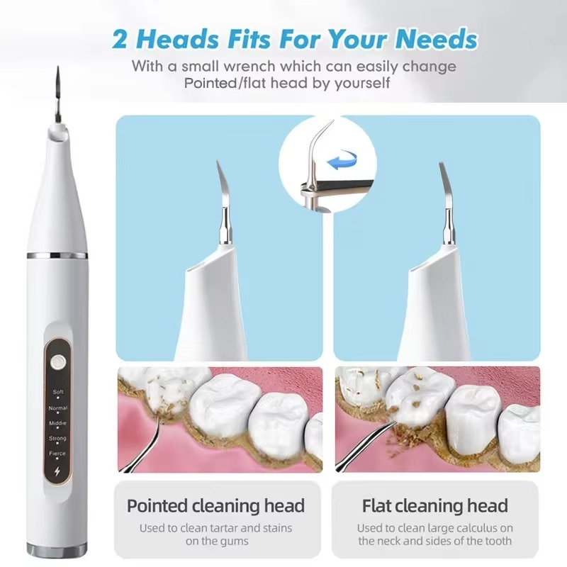 Mauzari™ Pulitore Dentale a Ultrasuoni per Placca, Tartaro e Macchie