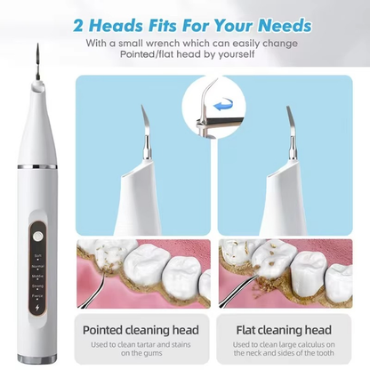 Mauzari™ Pulitore Dentale a Ultrasuoni per Placca, Tartaro e Macchie