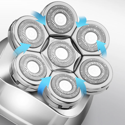 Mauzari™ Rasoio Elettrico Impermeabile per Testa