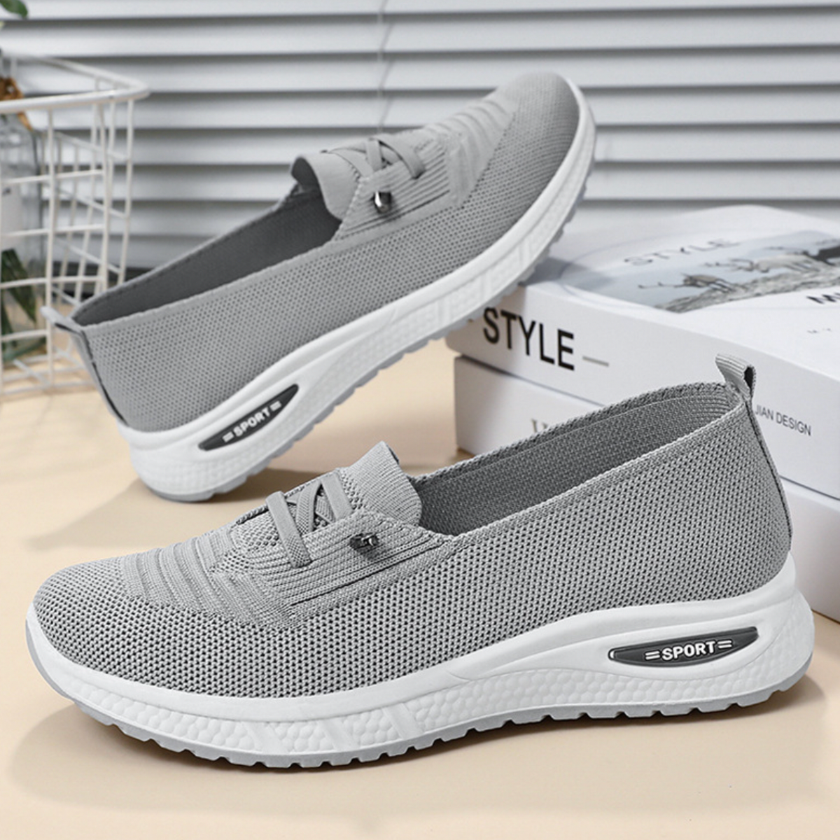 Mauzari™ Scarpe Ortopediche Slip-On da Donna – Mesh Traspirante