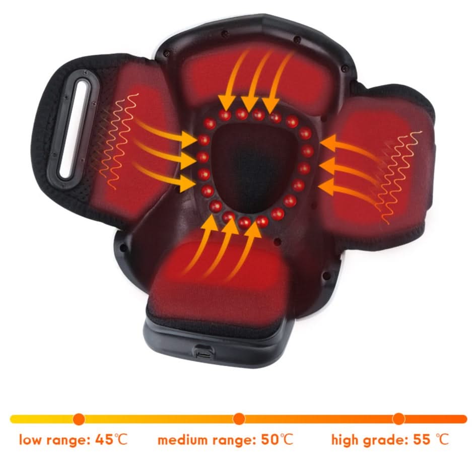 Mauzari™ Massaggiatore per Ginocchio con Calore e Luce Rossa