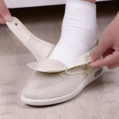 Mauzari™ Scarpe ortopediche larghe da uomo per piedi gonfi e piede diabetico – Calzata regolabile