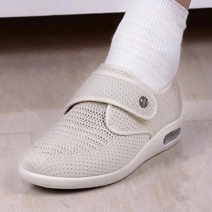 Mauzari™ Scarpe ortopediche larghe da uomo per piedi gonfi e piede diabetico – Calzata regolabile