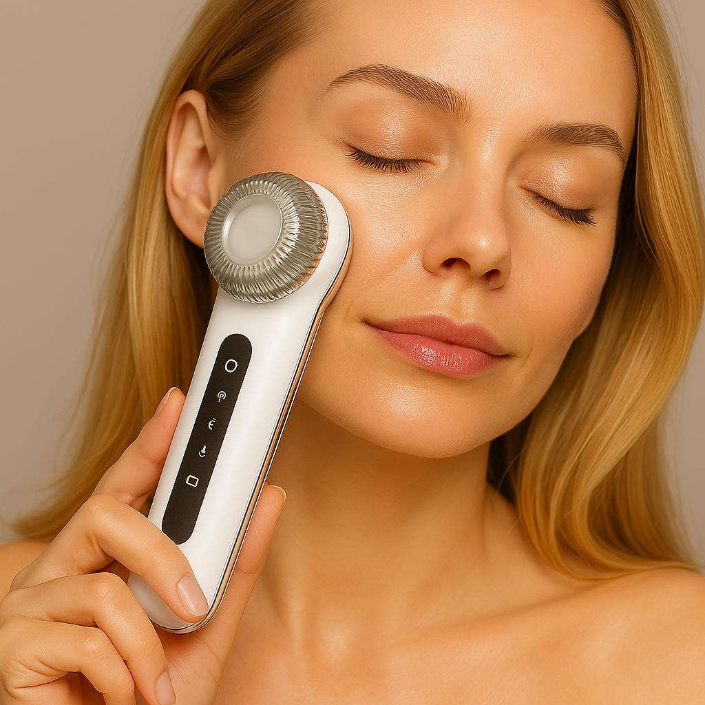 Mauzari™ Dispositivo RF per il Viso con EMS e Terapia LED