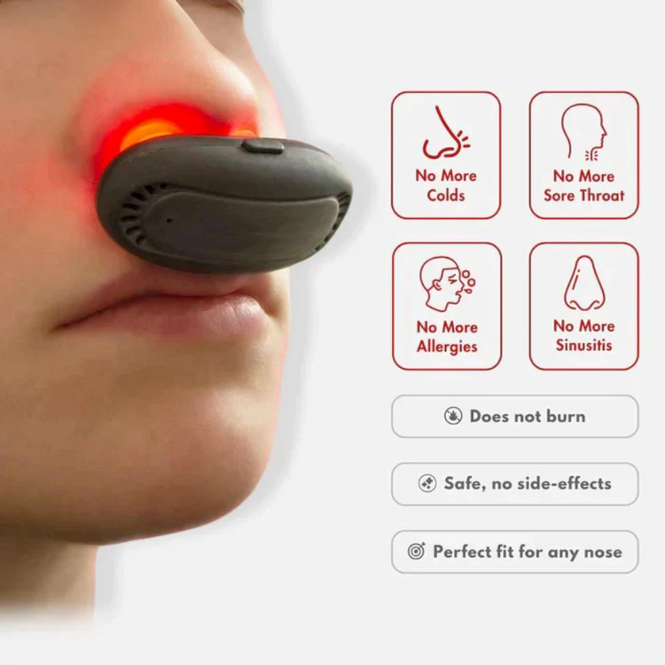 Mauzari™ Dispositivo Nasale a Infrarossi per Sinusite e Allergie