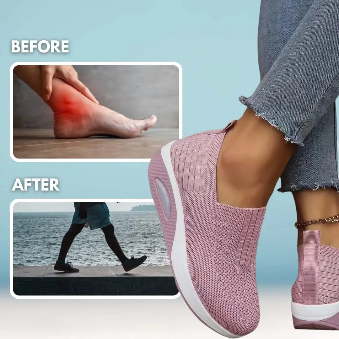 Mauzari™ Sneakers ortopediche da donna per dolore al tallone – Suola ammortizzata